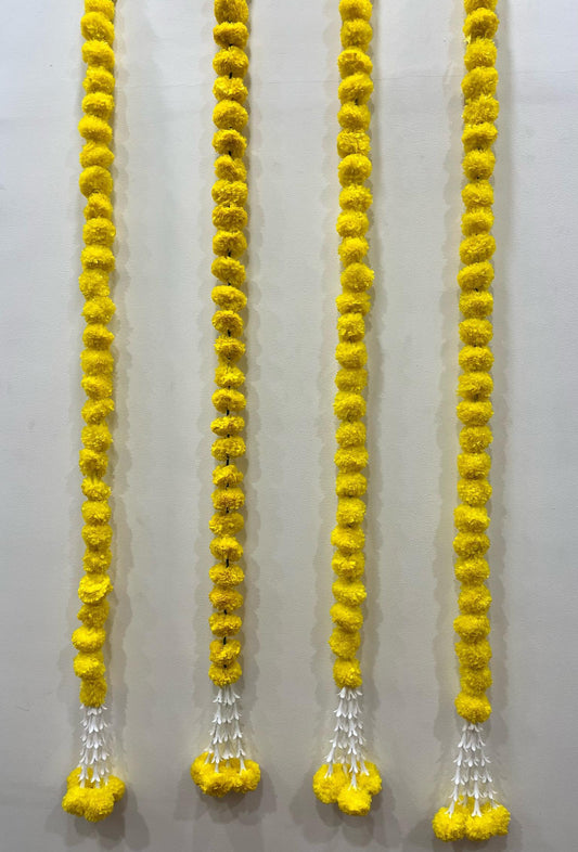 Marigold Garlands Yellow - The Decor Cycle