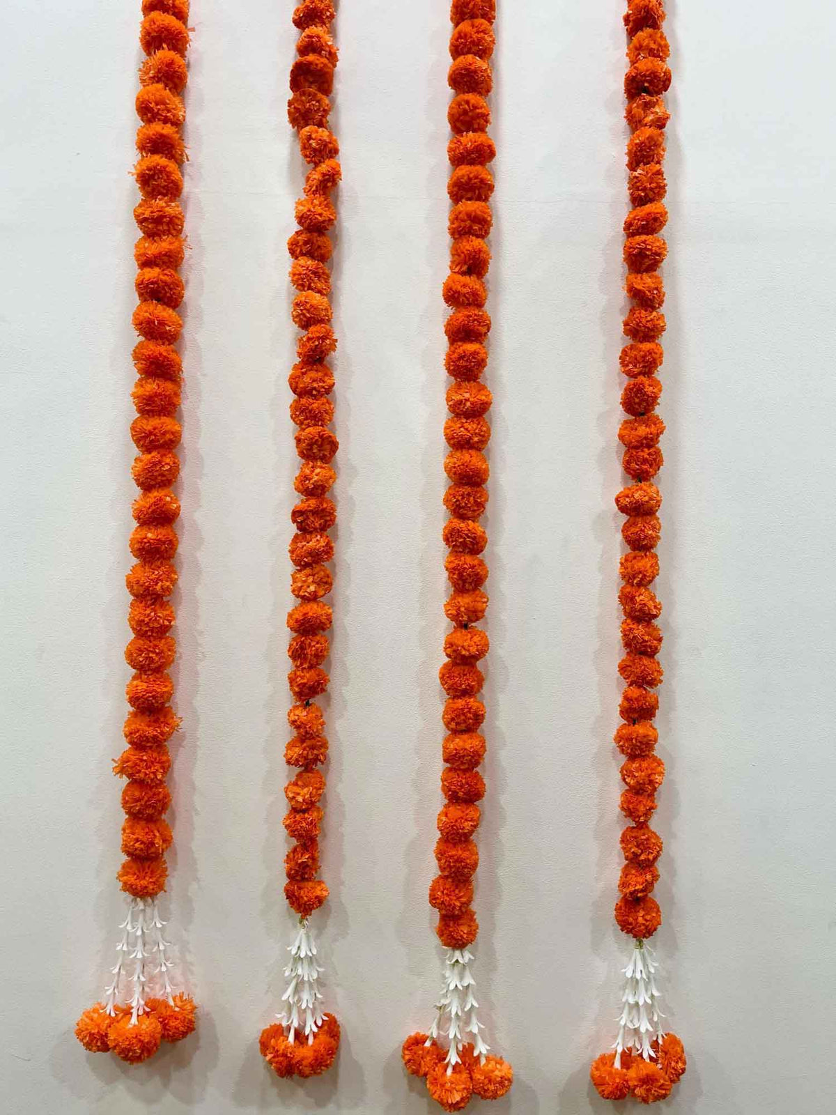 Marigold Garlands Orange - The Decor Cycle