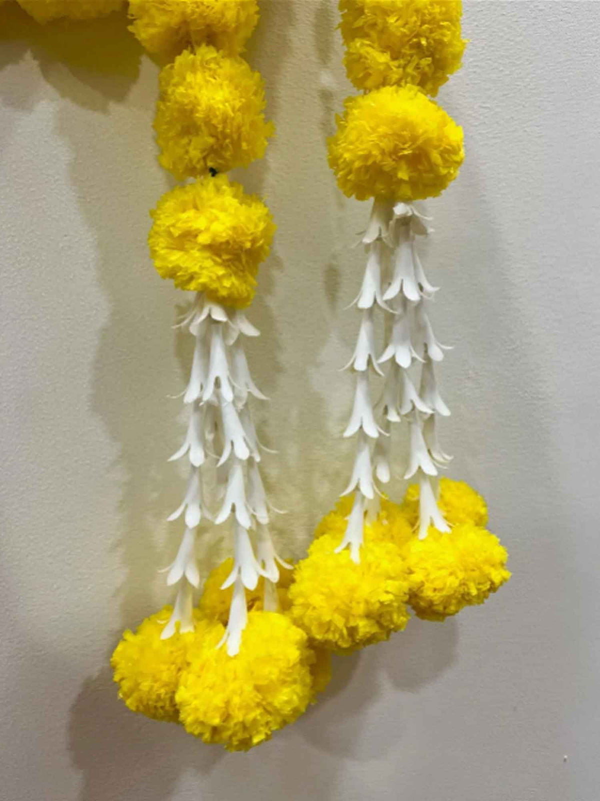 Marigold Garlands Yellow - The Decor Cycle