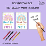 Thank You Cards for Birthday Celebration - The Decor Cycle