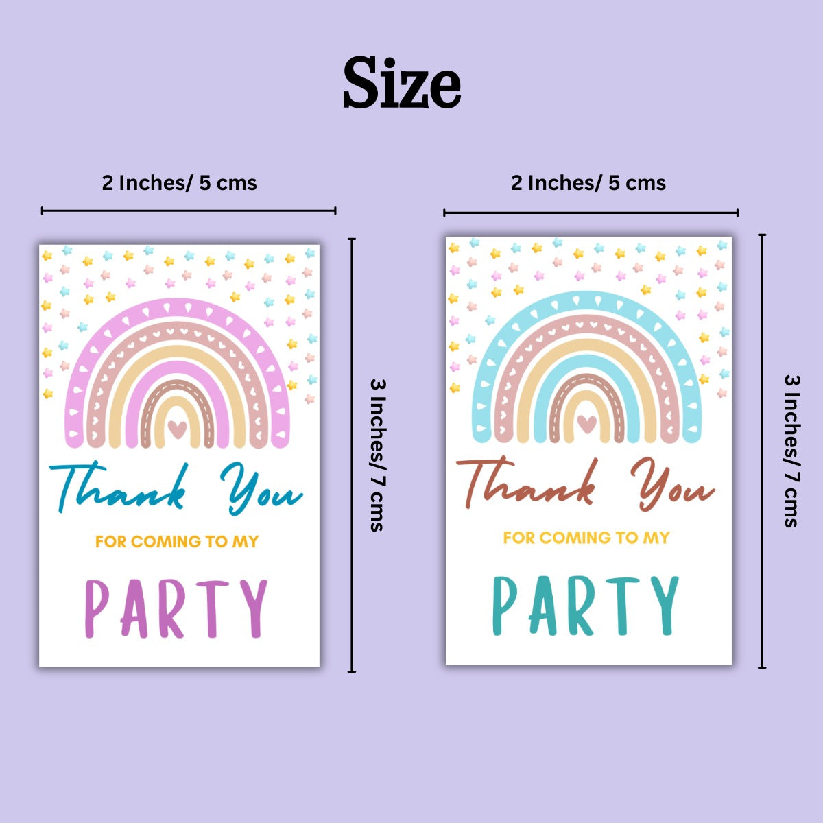 Thank You Cards for Birthday Celebration - The Decor Cycle