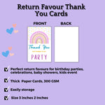 Thank You Cards for Birthday Celebration - The Decor Cycle