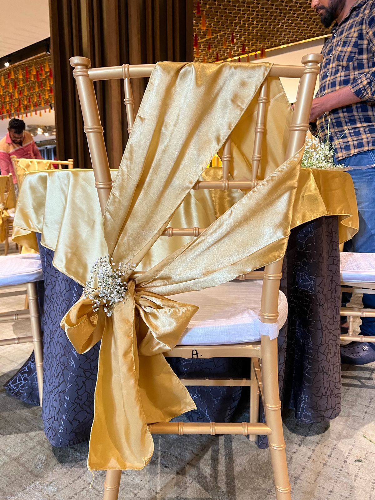 Satin Chair Bows