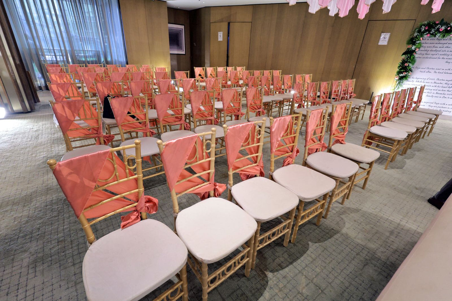 Satin Chair Bows