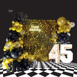 White & Black Checkered Flex - The Decor Cycle