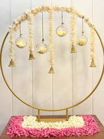 White Tassels Circle Decor - The Decor Cycle
