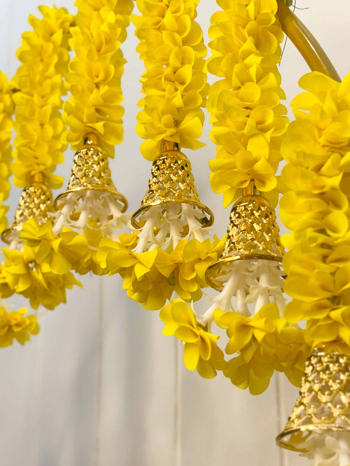 Yellow Tassels Circle Decor Set - The Decor Cycle