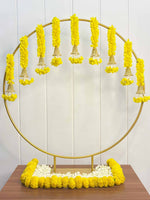 Yellow Tassels Circle Decor Set - The Decor Cycle