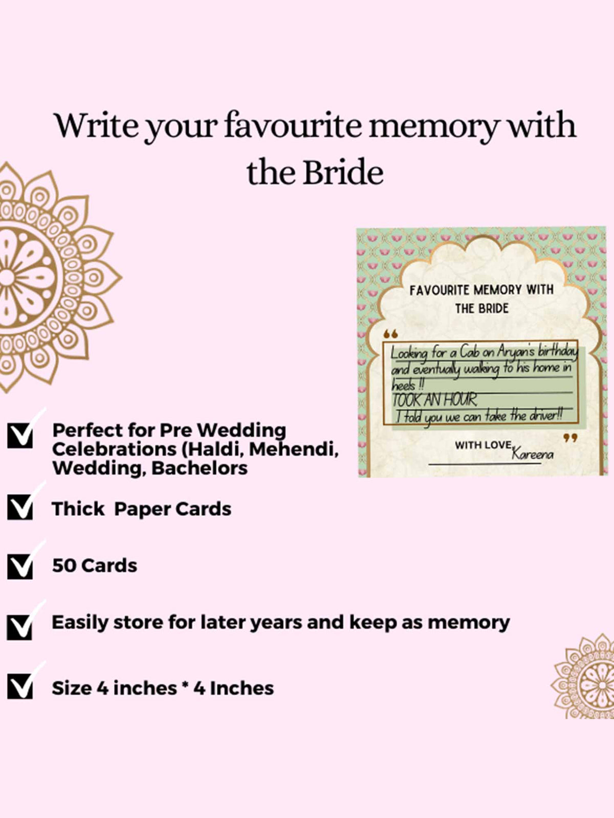 Favourite Memories with Bride and Groom - The Decor Cycle