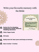 Favourite Memories with Bride and Groom - The Decor Cycle