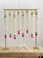 Lotus Tassels Pooja Decor Set