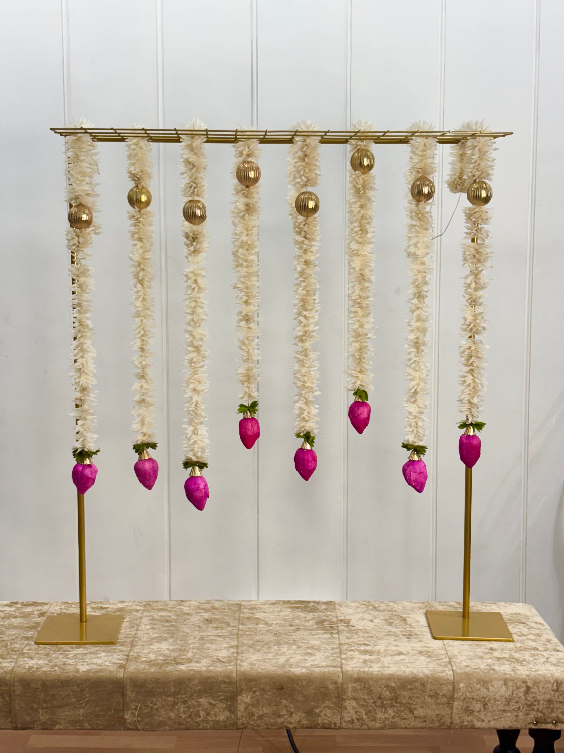 Lotus Tassels Pooja Decor Set - The Decor Cycle