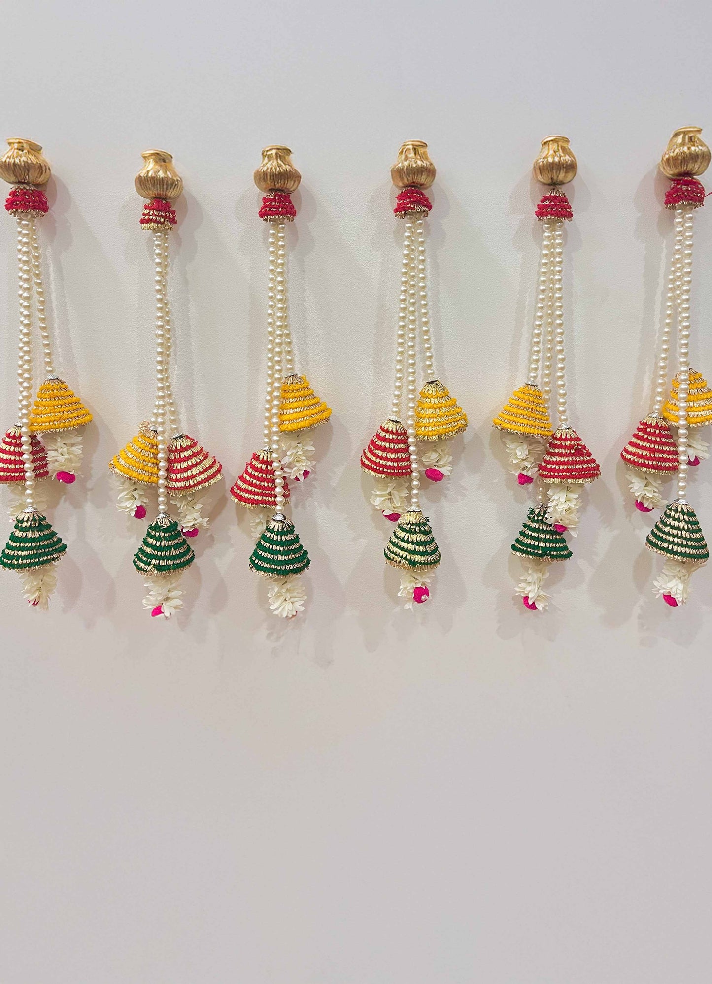 Pearl and Cone Tassels