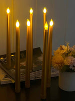 Gold Taper Candles