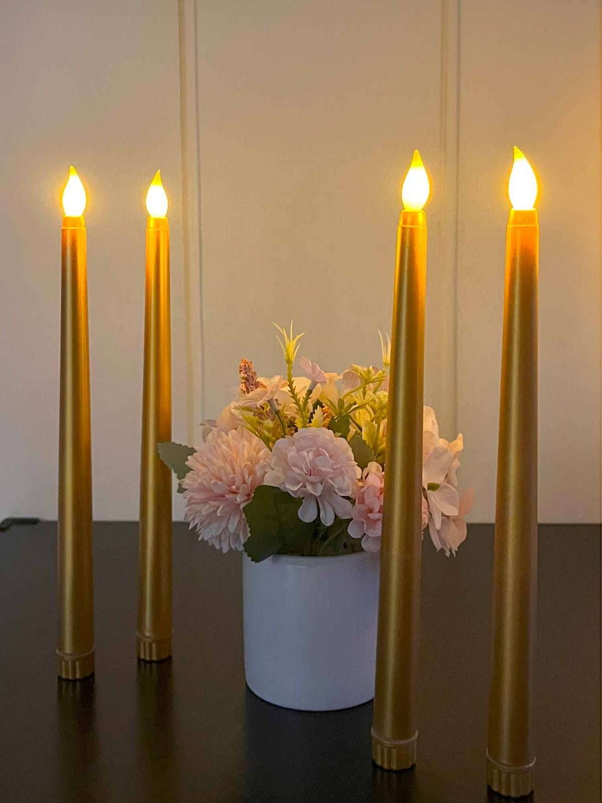 Gold Taper Candles