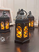 Vintage Black LED Lanterns