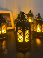 Vintage Black LED Lanterns