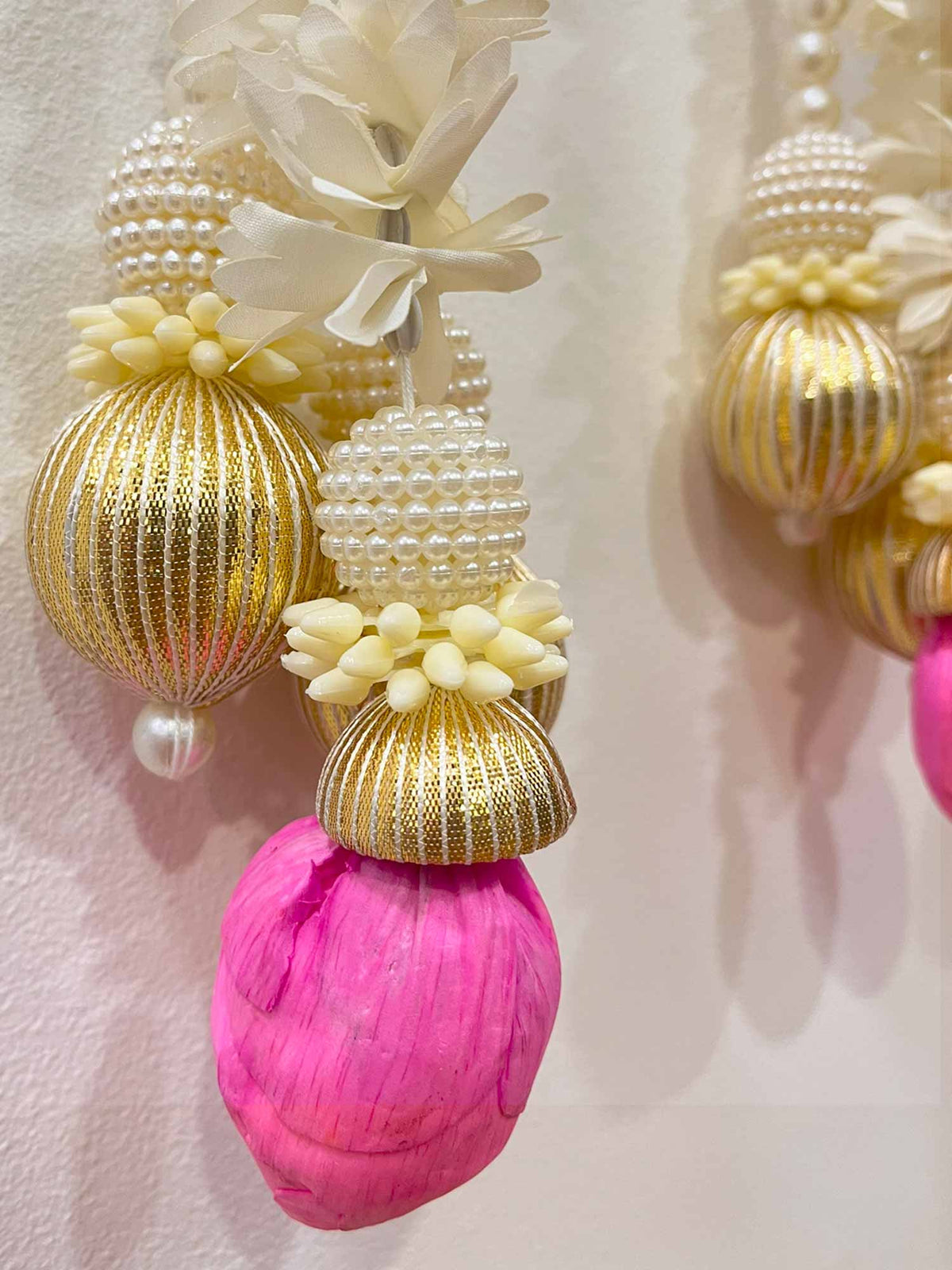 Pearl and Lotus Tassels