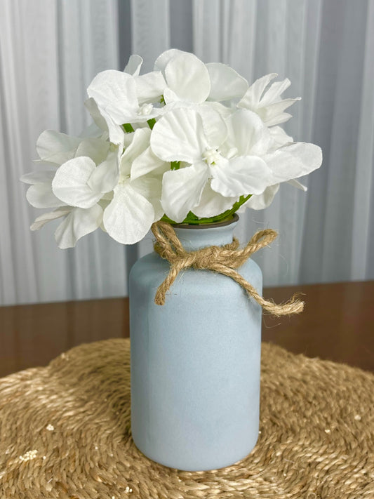 Roman Bottle Vase Blue (Small)