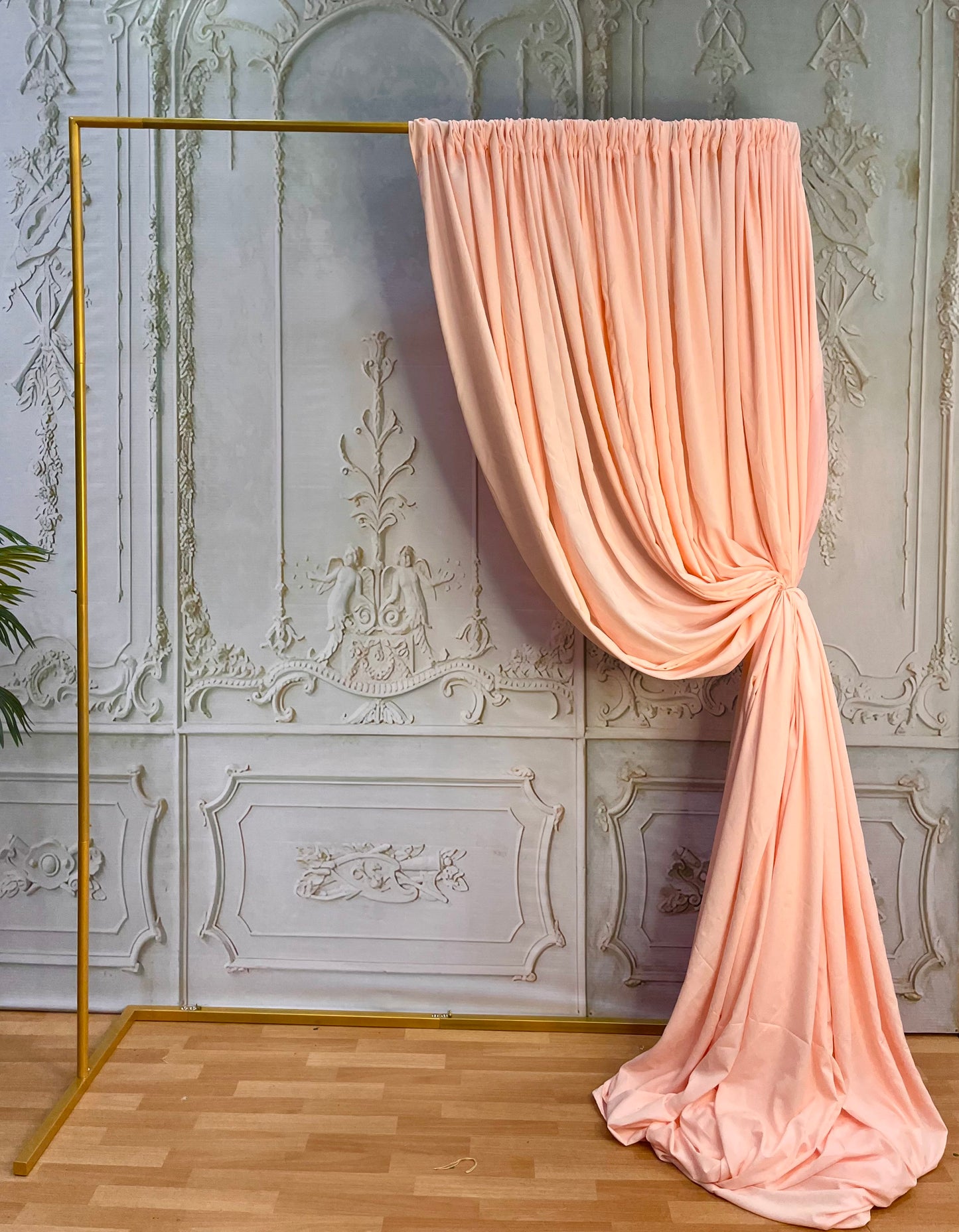 Baby Pink Drape - The Decor Cycle