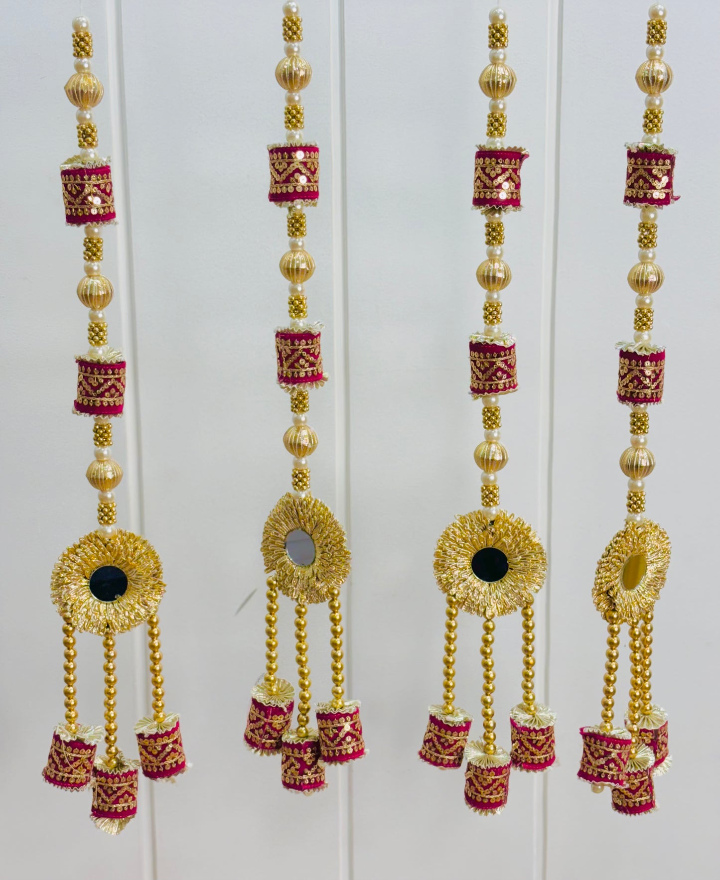 Maroon Cylindrical Tassels – The Decor Cycle