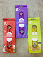 Scented Tealights Pack of 3- Strawberry, Lavender, Lemon