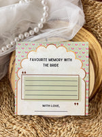 Favorite Memories with Bride