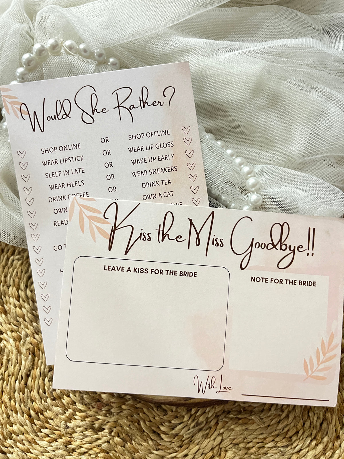 Bridal Shower Combo Cards