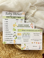 3 in 1 Games, Combo Offer, Baby Shower, Safari Theme