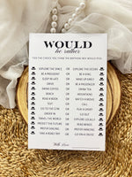 Would He Rather Cards