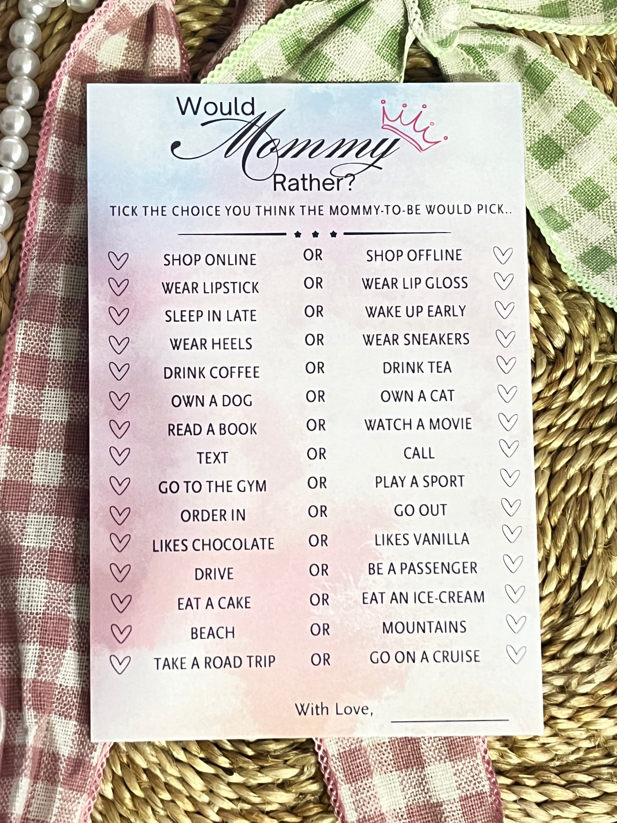 Would Mommy Rather