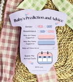 Baby Shower Cards (Romper Shape, Purple)
