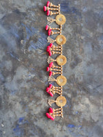 Pink Flower Mirror Toran