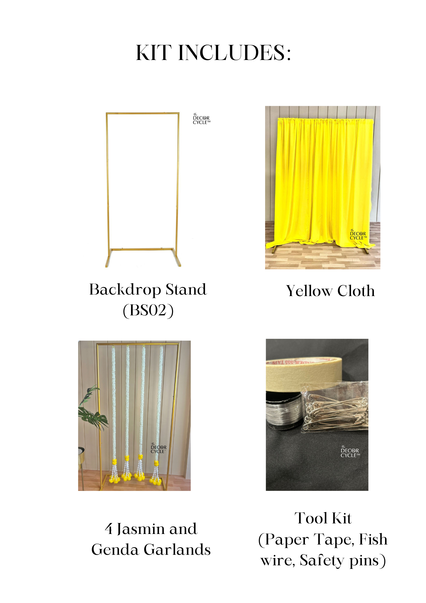 DIY Traditional Kit Yellow (Small)