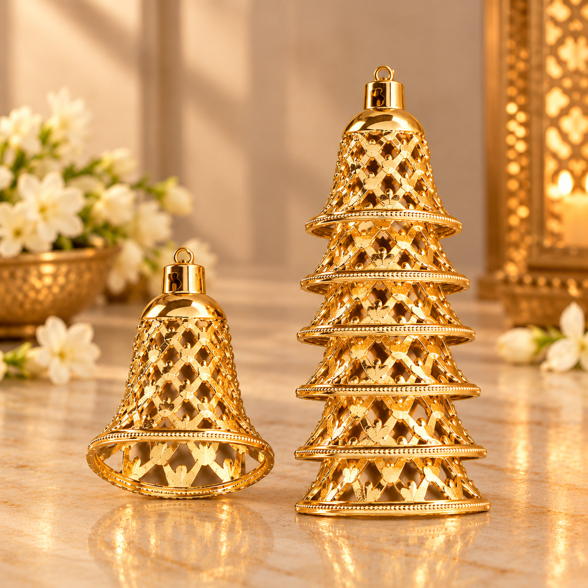 Golden Bells for Decor