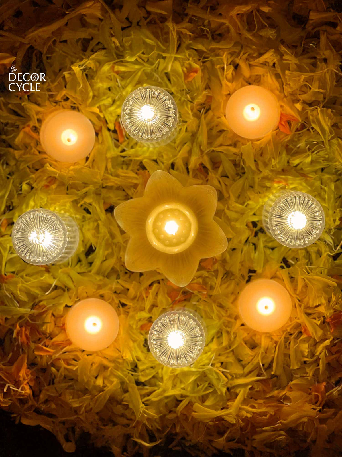 Ambience Bliss Diya Kit - The Decor Cycle