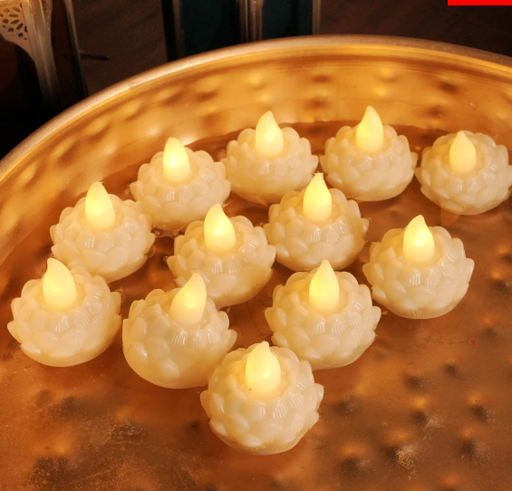 Magic Floral Water Tea Lights