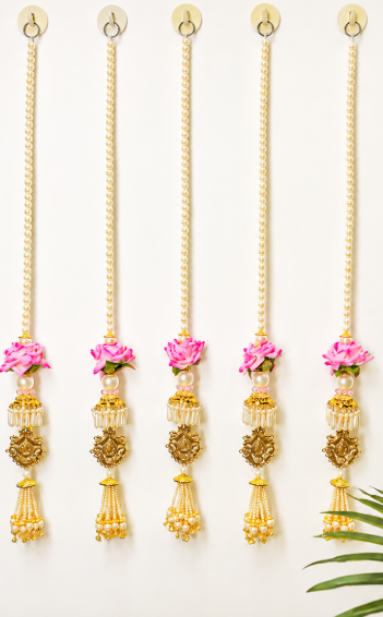 Pearl and Rose Tassels