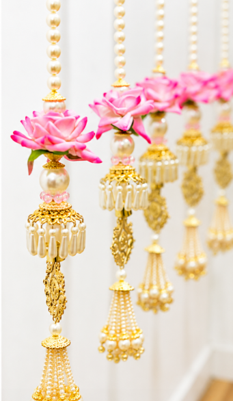 Pearl and Rose Tassels