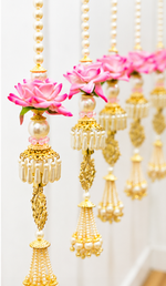 Pearl and Rose Tassels