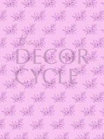 Purple Floral Floor Covering - The Decor Cycle
