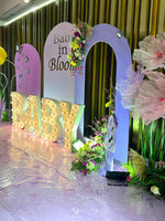 Purple Floral Floor Covering - The Decor Cycle