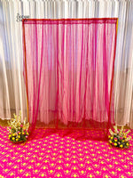 Sheer Pink Drape - The Decor Cycle