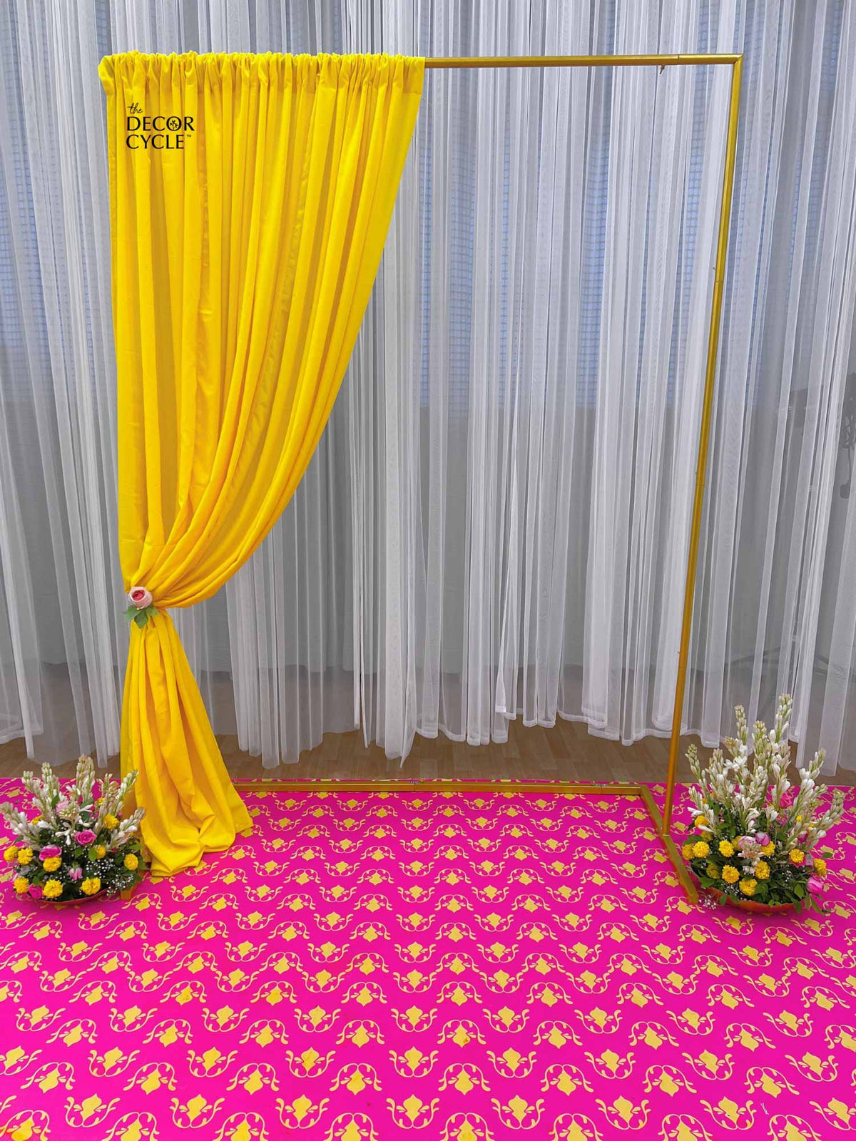 Yellow Drape - The Decor Cycle