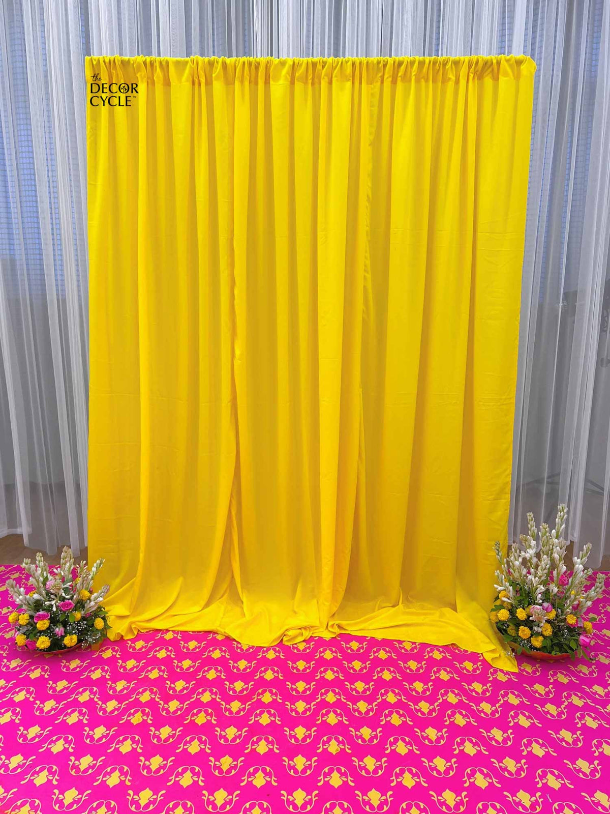 Yellow Drape - The Decor Cycle