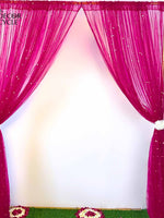 Sheer Pink Drape - The Decor Cycle