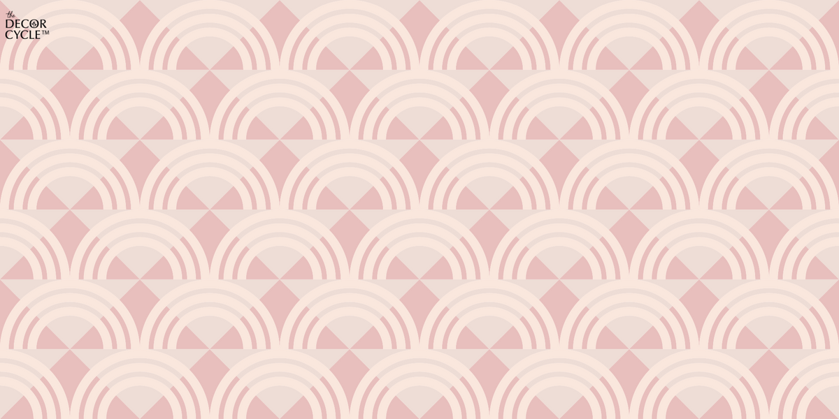 Pink Semi Circles Flex - The Decor Cycle