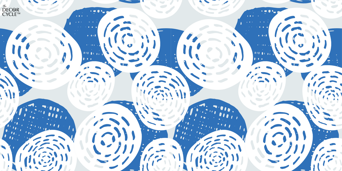 Blue & White Flex - The Decor Cycle