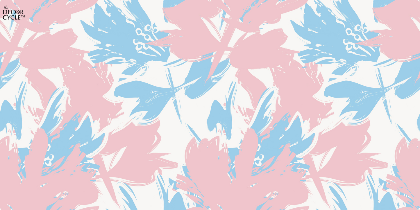 Blue & Pink Abstract Flex