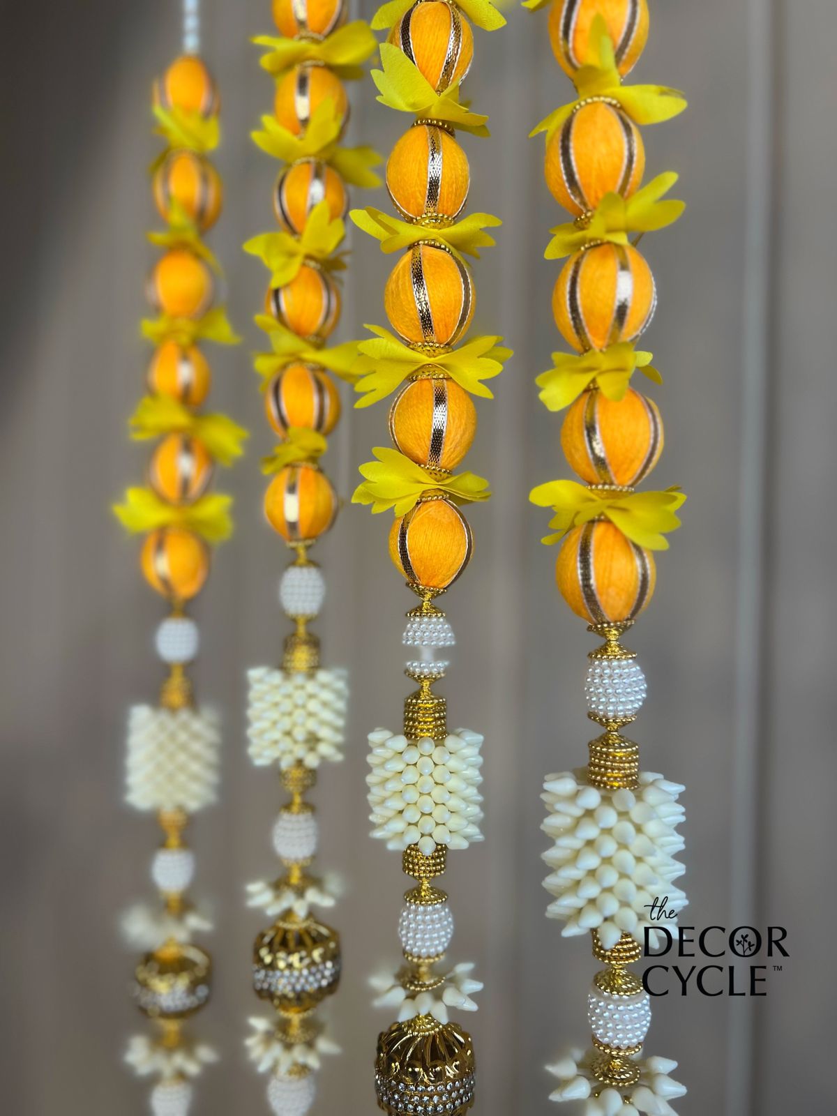 Yellow and Golden Tassels